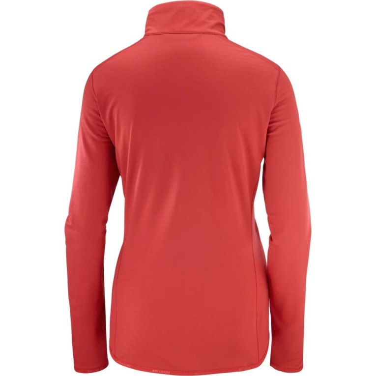 Red Salomon Essential Lightwarm Half Zip Women's Jackets | IE JX4572